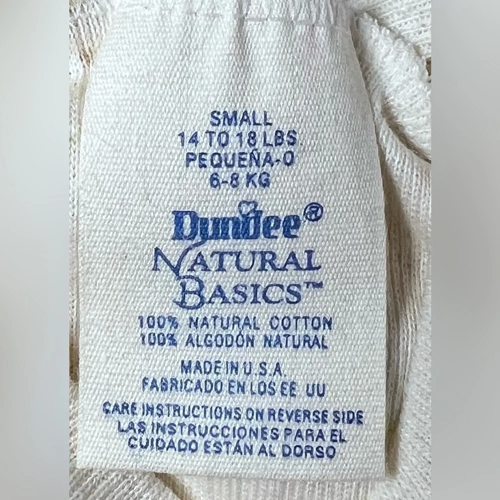 Dundee Natural Baby Small NWT 100% Cotton Baby Short Leg One-Piece Underwear‎